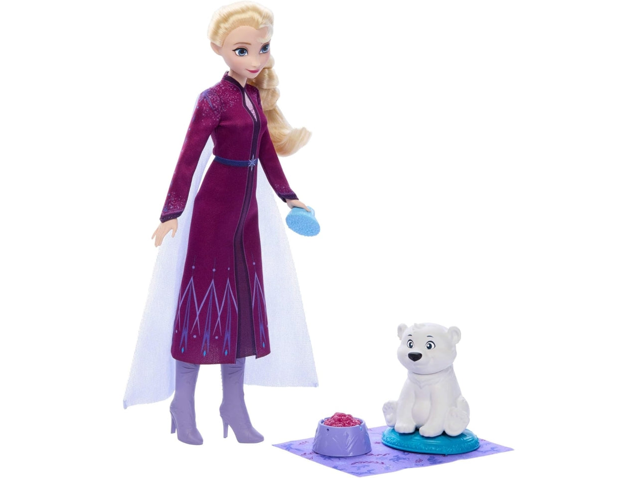 Frozen elsa doll & bear cub