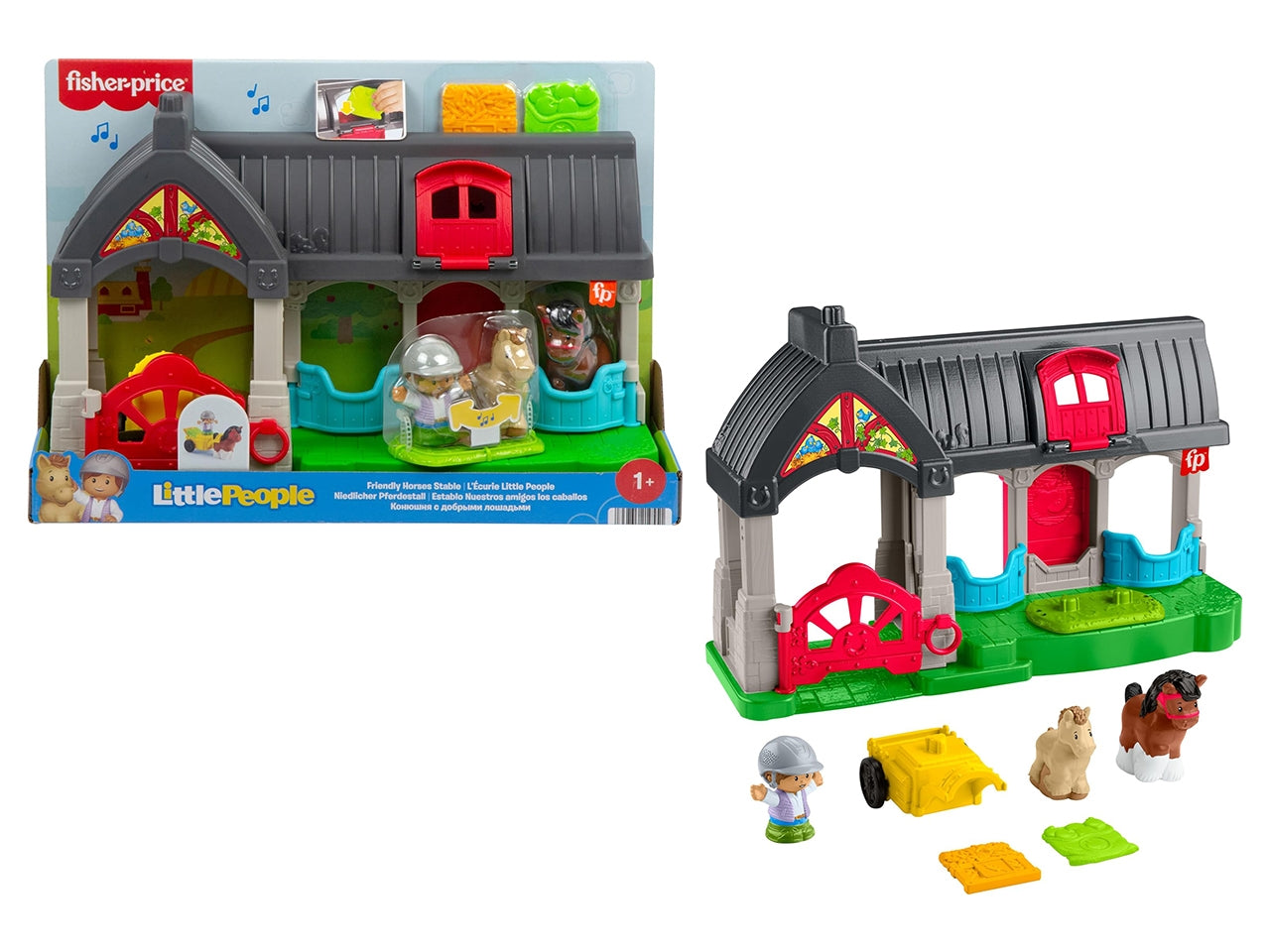 Fisher-Price Little People maneggio dei cavalli