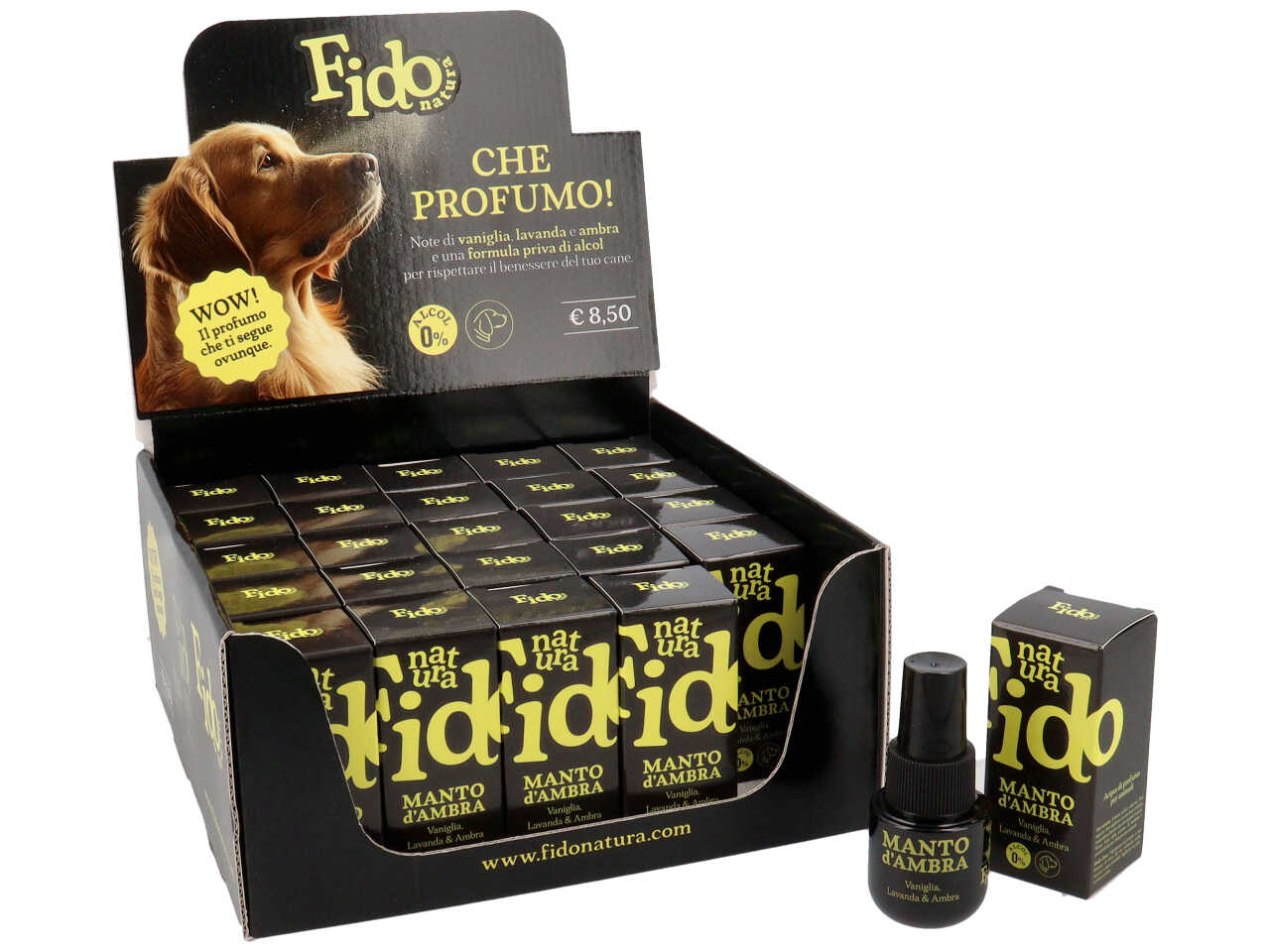 Profumo pet manto d'ambra 30ml
