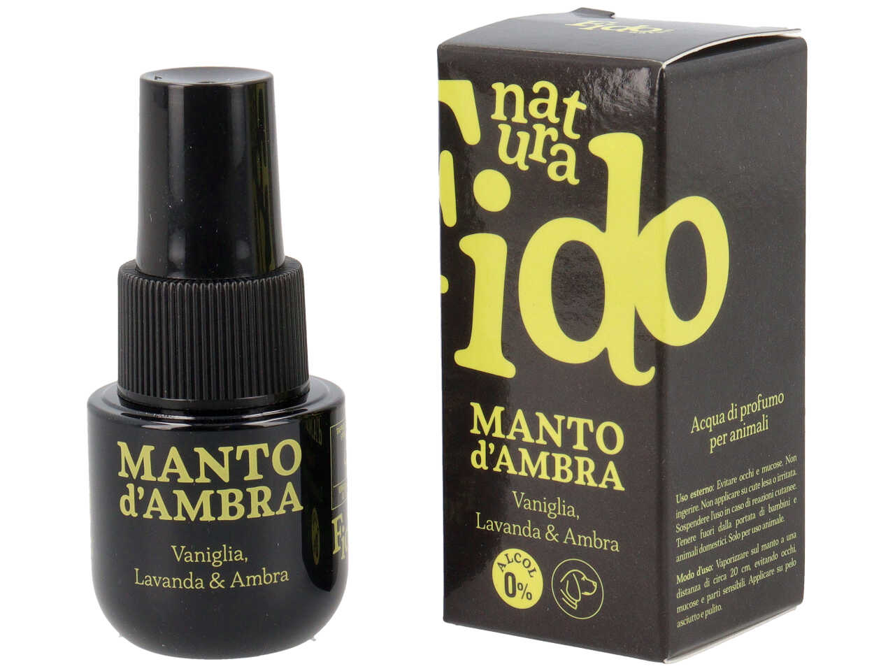 Profumo pet manto d'ambra 30ml