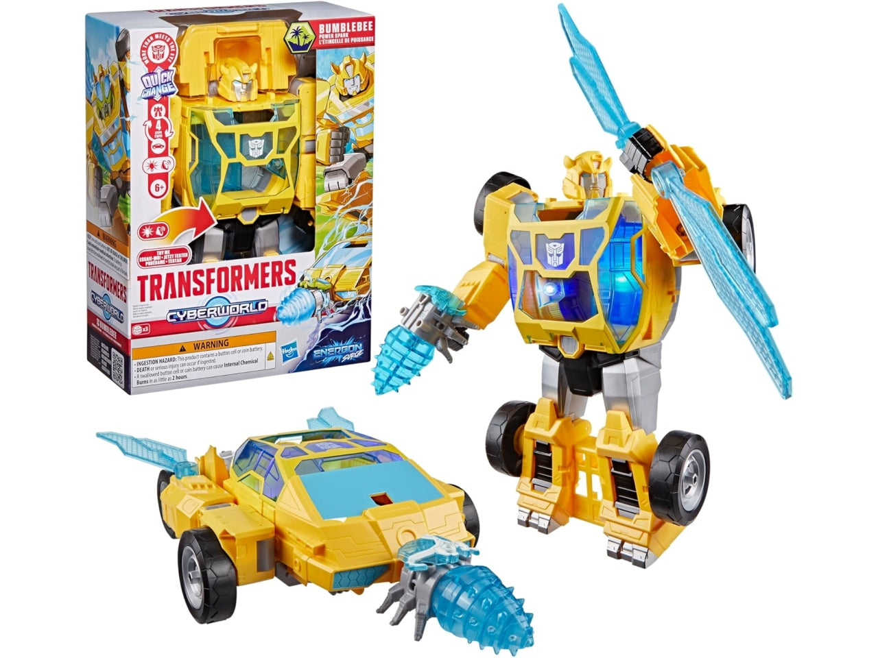 Transformers cyberworld power spark bumblebee
