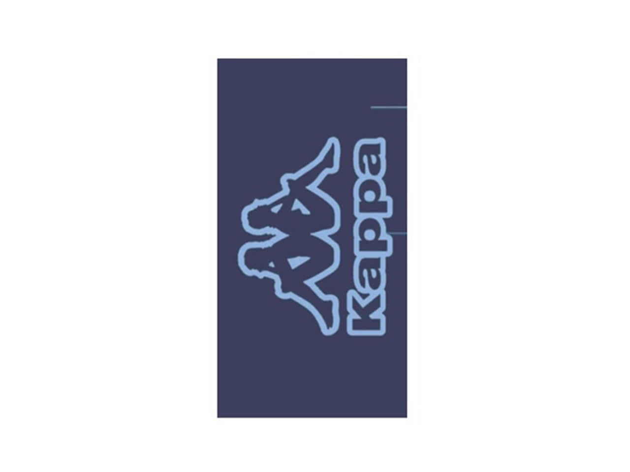 Kappa telo mare velour 86x160cm soft blu navy