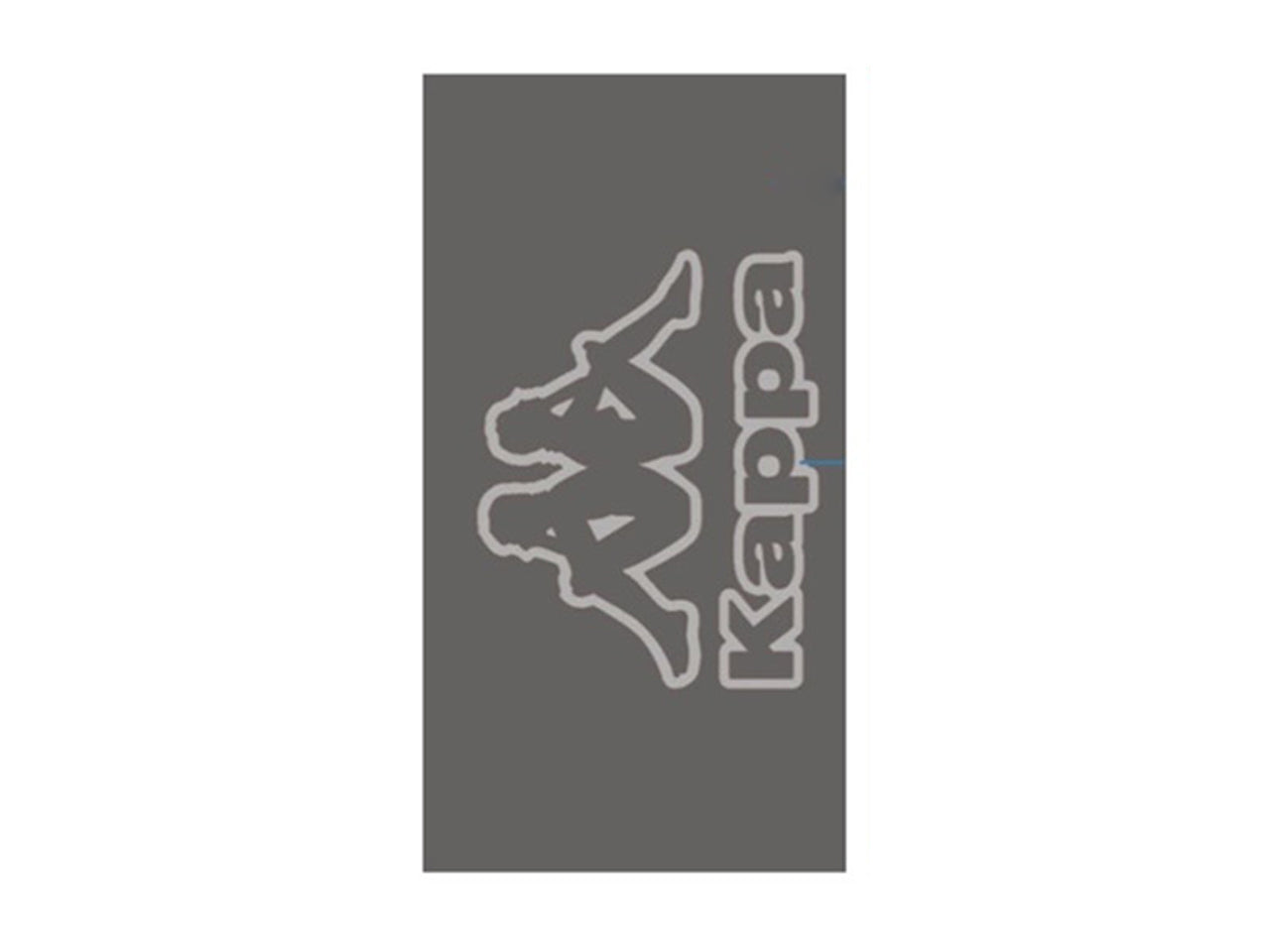 Kappa telo mare velour 86x160cm soft grigio
