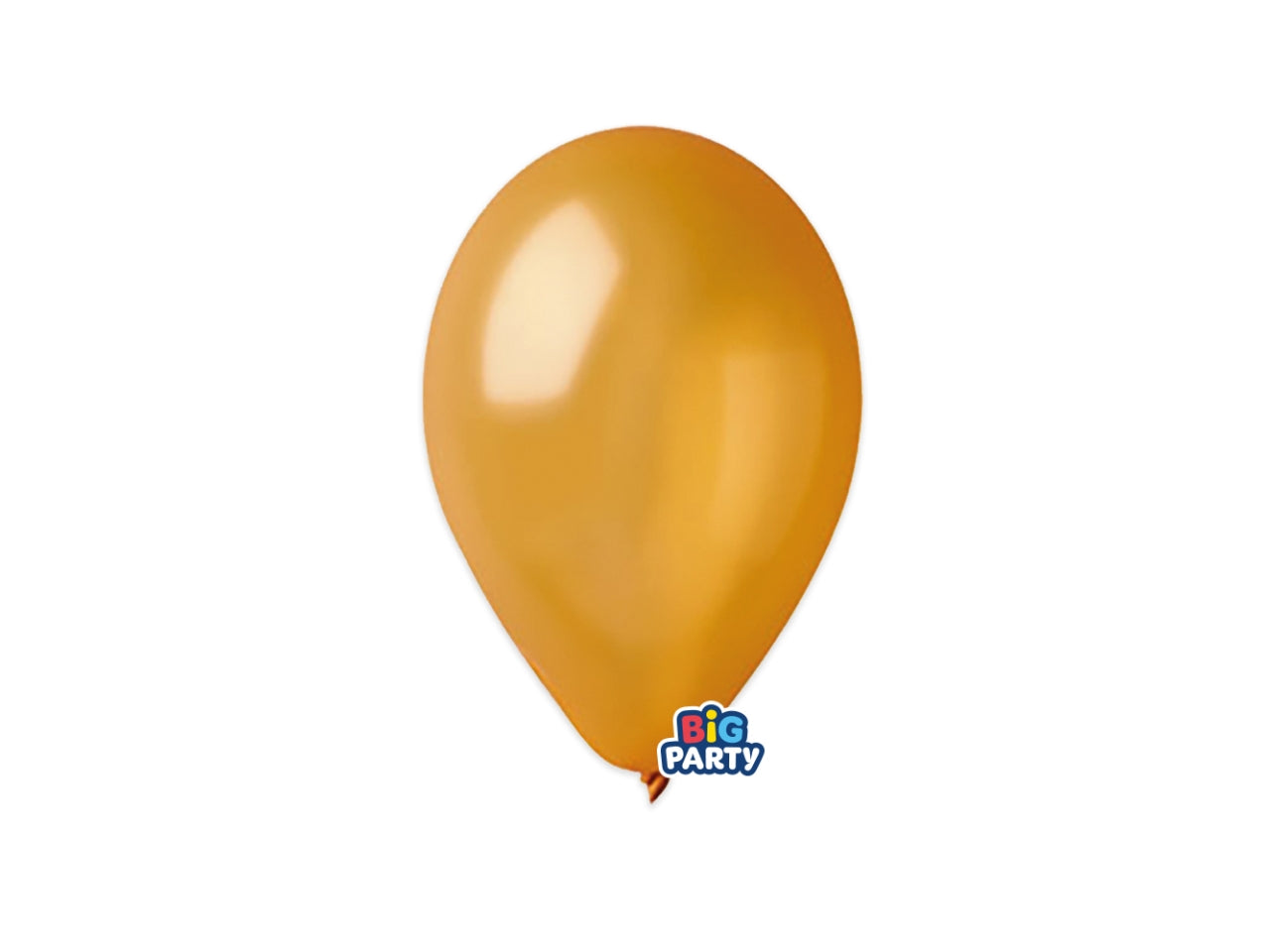 Palloncini medium 26cm oro metal set da 12 palloncini
