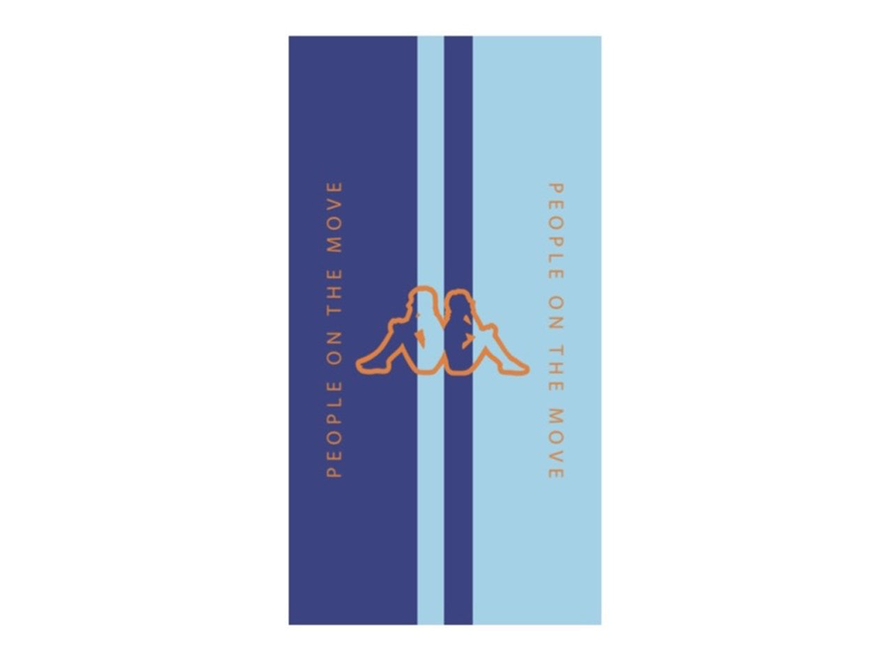 Kappa telo mare velour 86x160cm move blu