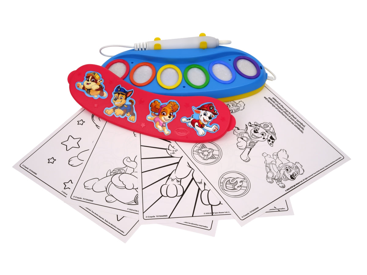 Color wonder magic light up brush - paw patrol