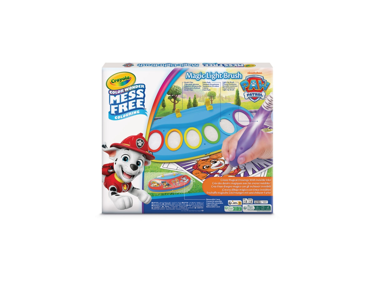 Color wonder magic light up brush - paw patrol