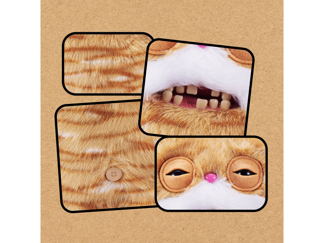 Peluche Fuggler Alley Cats da 22 cm