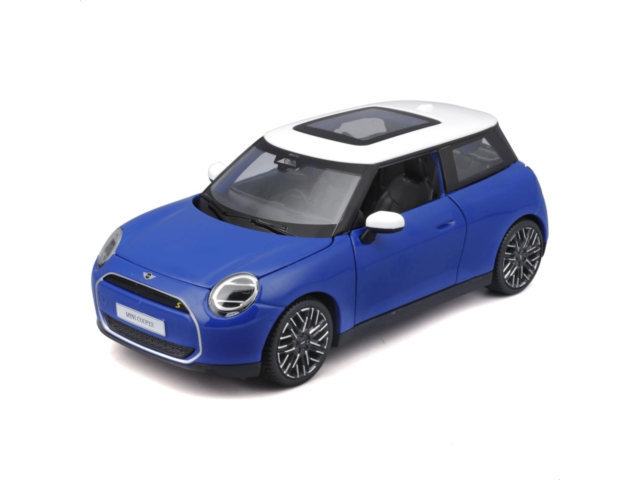 2024 mini cooper se (j01) scala1:24 blue
