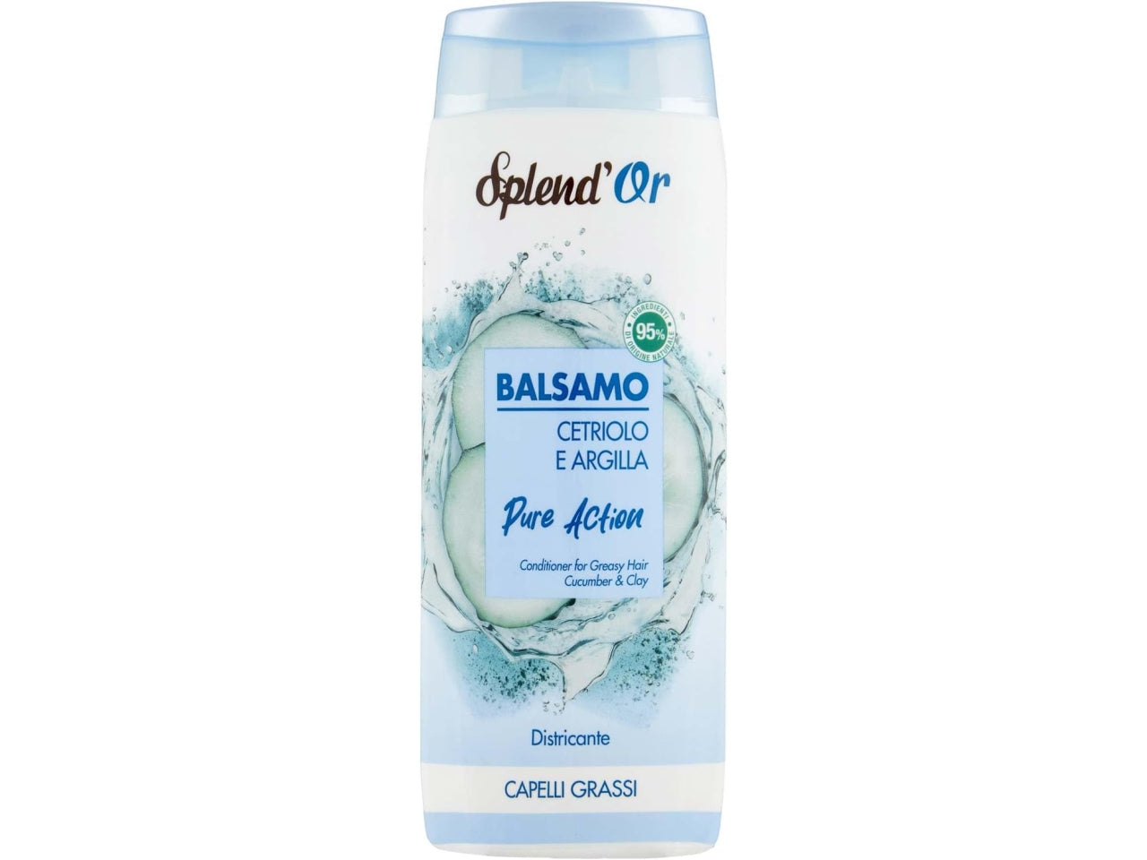 Splendor balsamo cetriolo e argilla districante per capelli grassi 300ml $