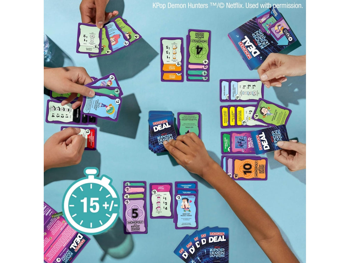 Monopoly Deal kpop Demon Hunters