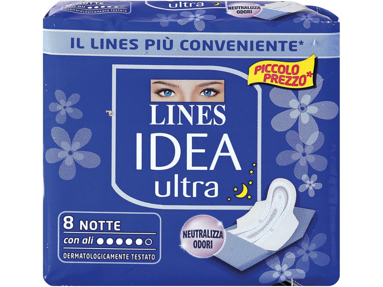 Lines idea ultra notte ali set da 8 pezzi $