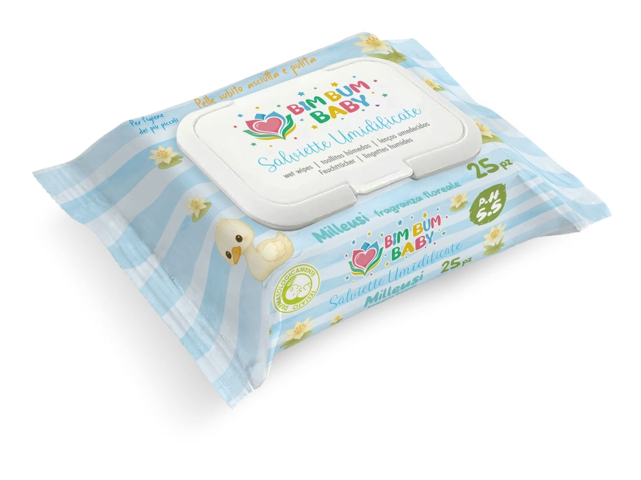 Salviette milleusi floreale set da 25 salviette
