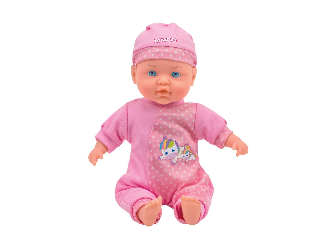 Bambolotto corpo morbido 34cm in 4 modelli assortiti