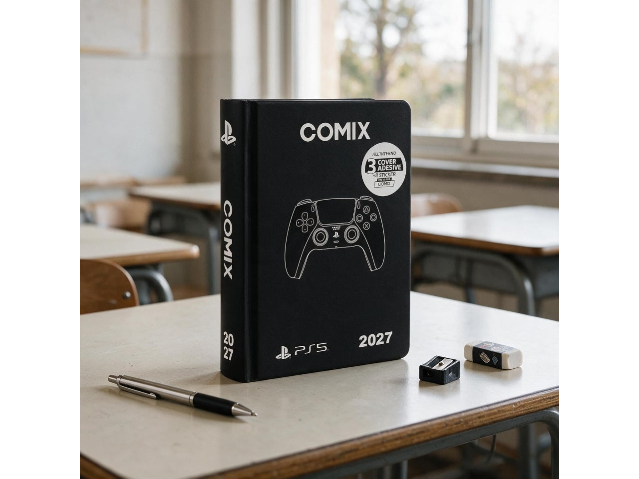Agenda Play Comix medium 16 mesi datata 2026/2027