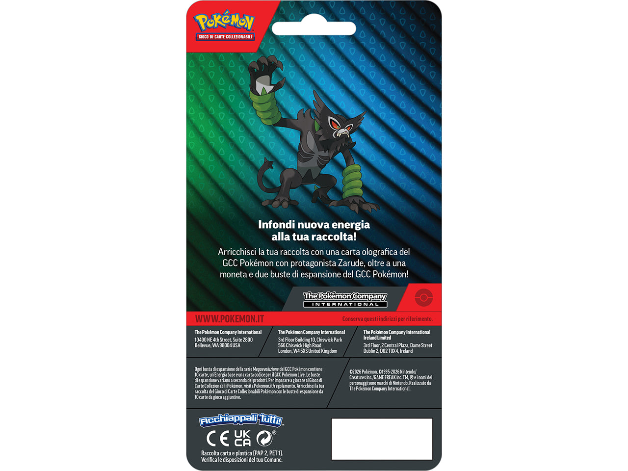 Pokemon Zarude blister 2 buste £