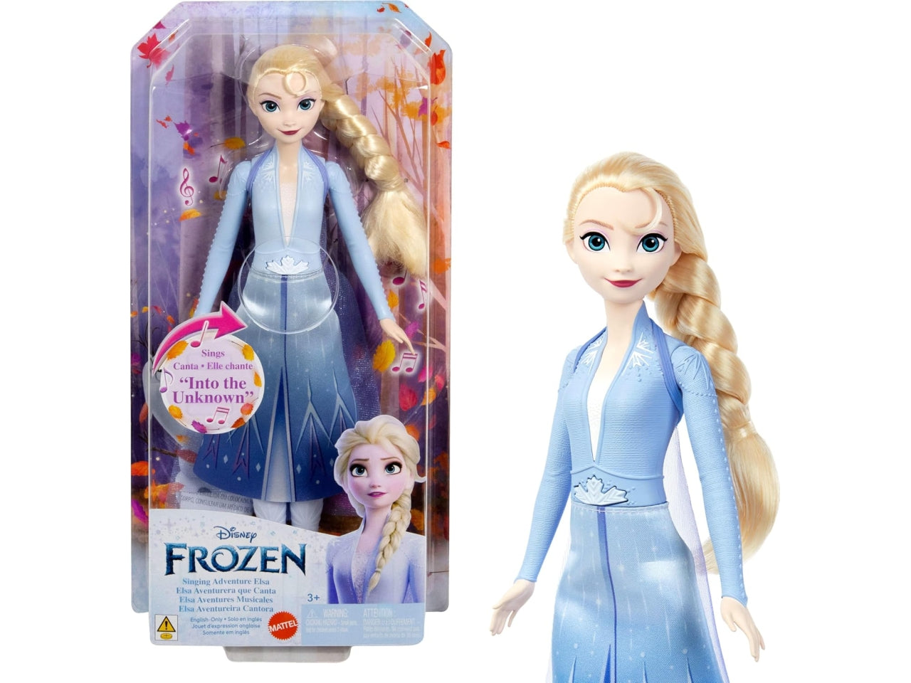 Disney frozen singing adventure doll - elsa