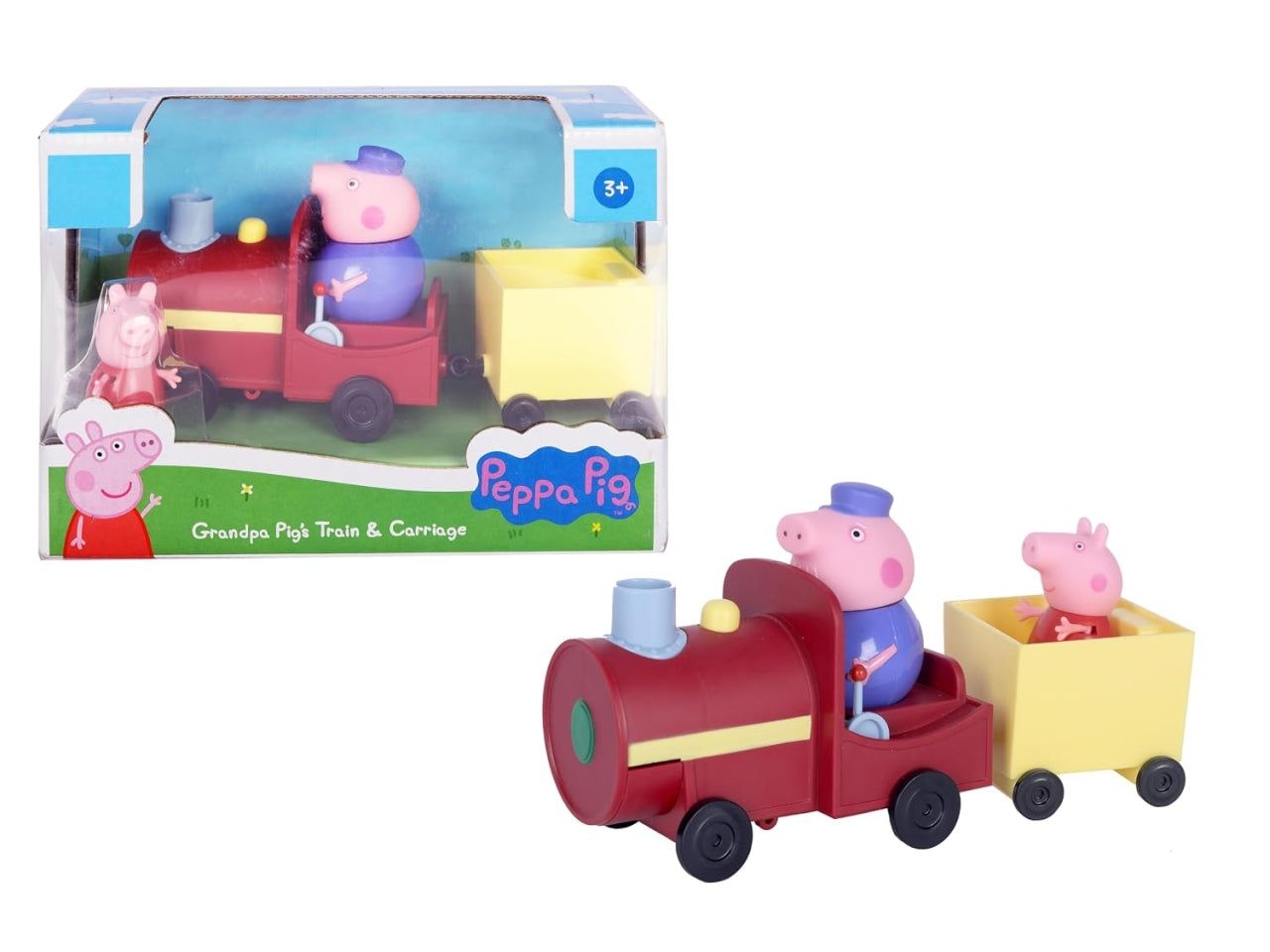 Peppa pig grandpa train & carriage