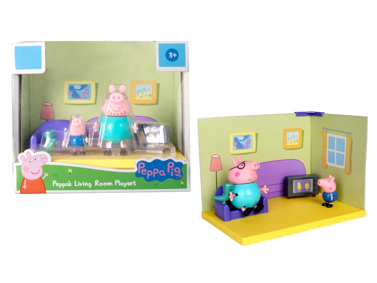 Peppa pig playset living room