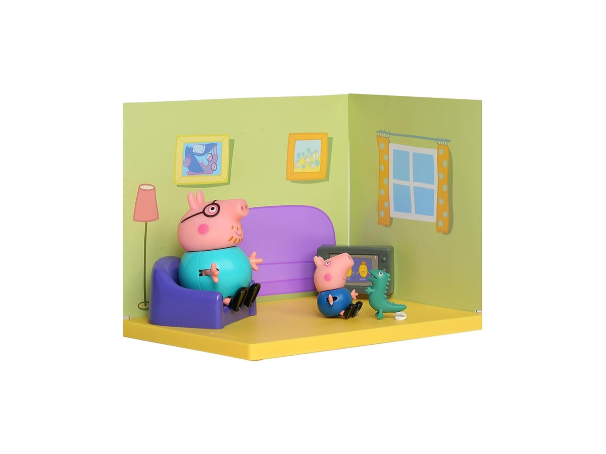 Peppa pig playset living room