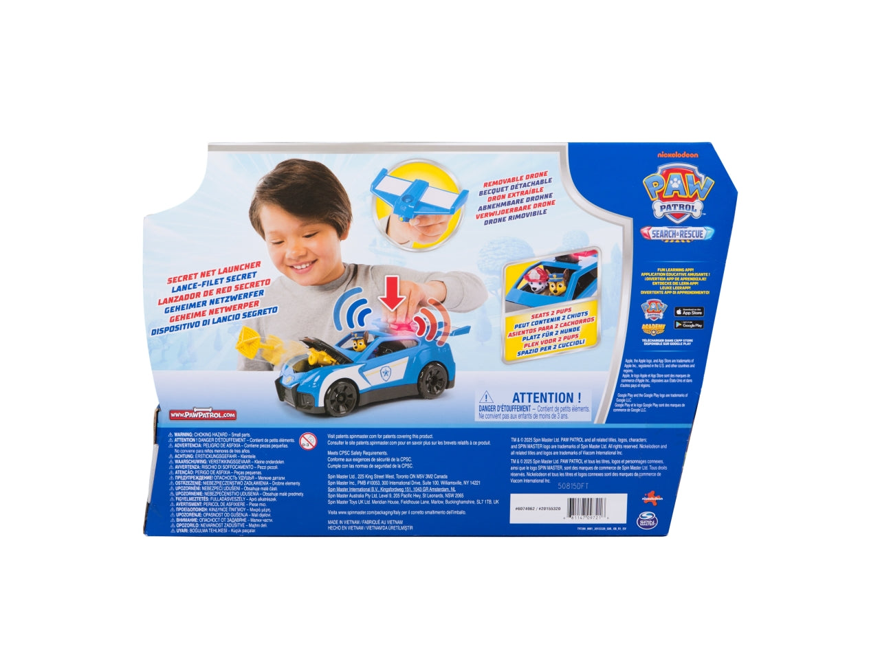 Paw patrol auto polizia chase