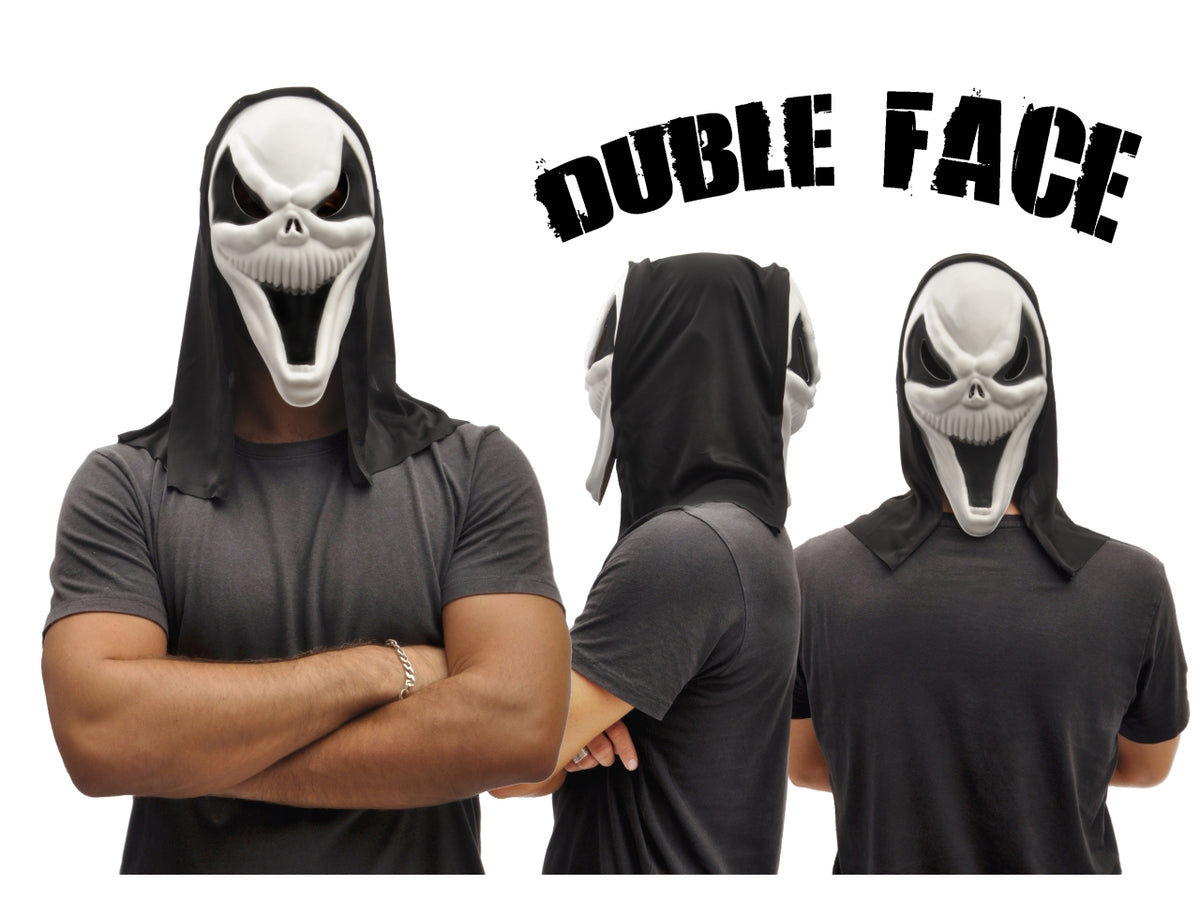 Maschera terrore doppia faccia