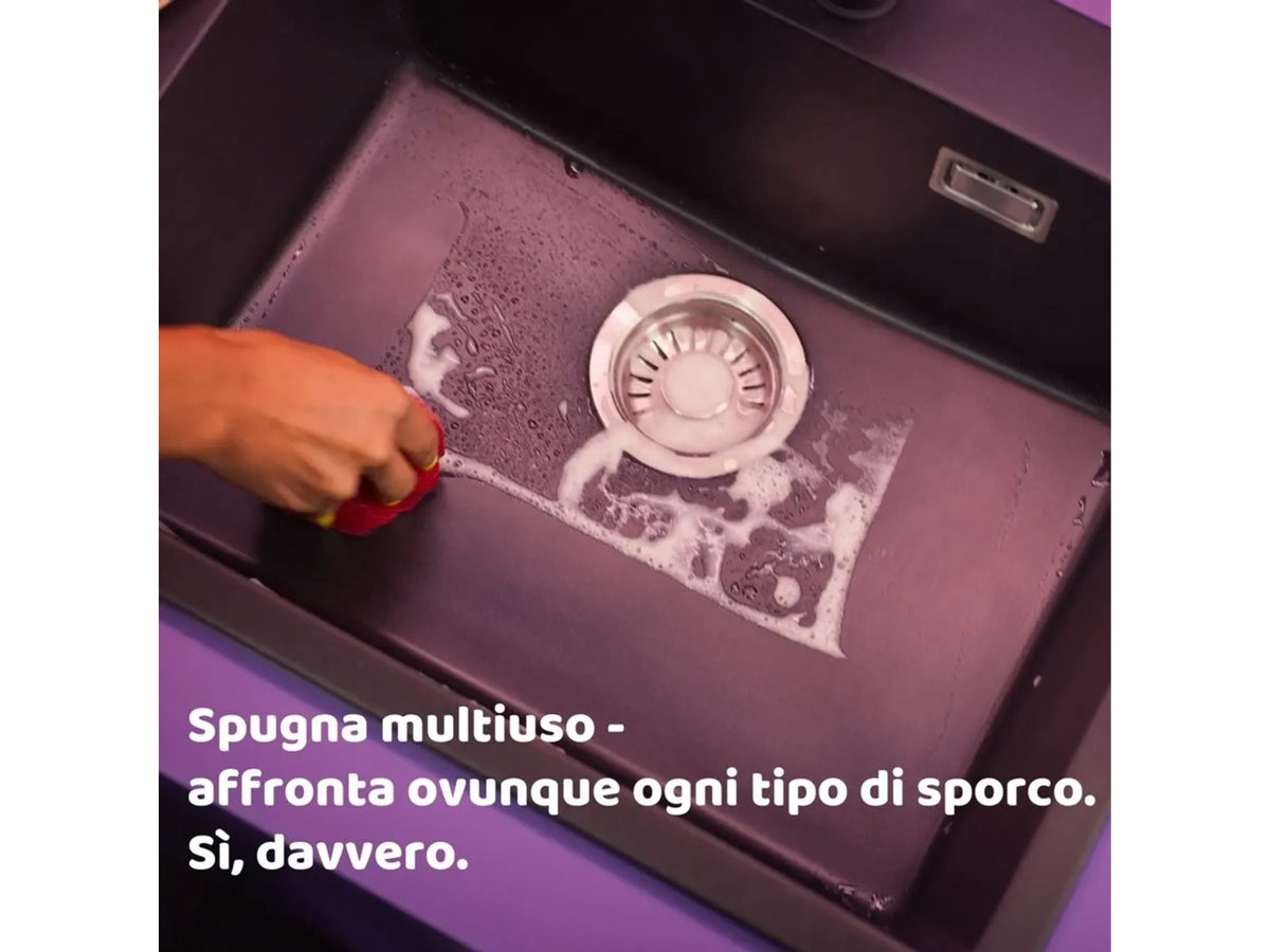 Vileda Punch spugna abrasiva mela