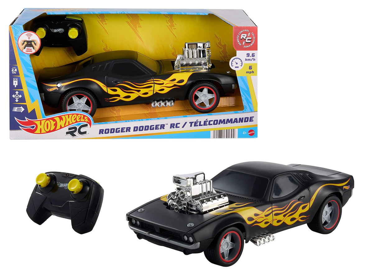 Hot wheels rc 1:16 rodger dodger redeco