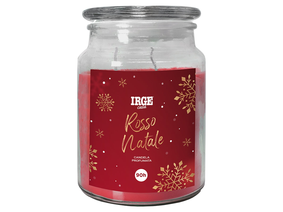 Candela rosso natale 510gr