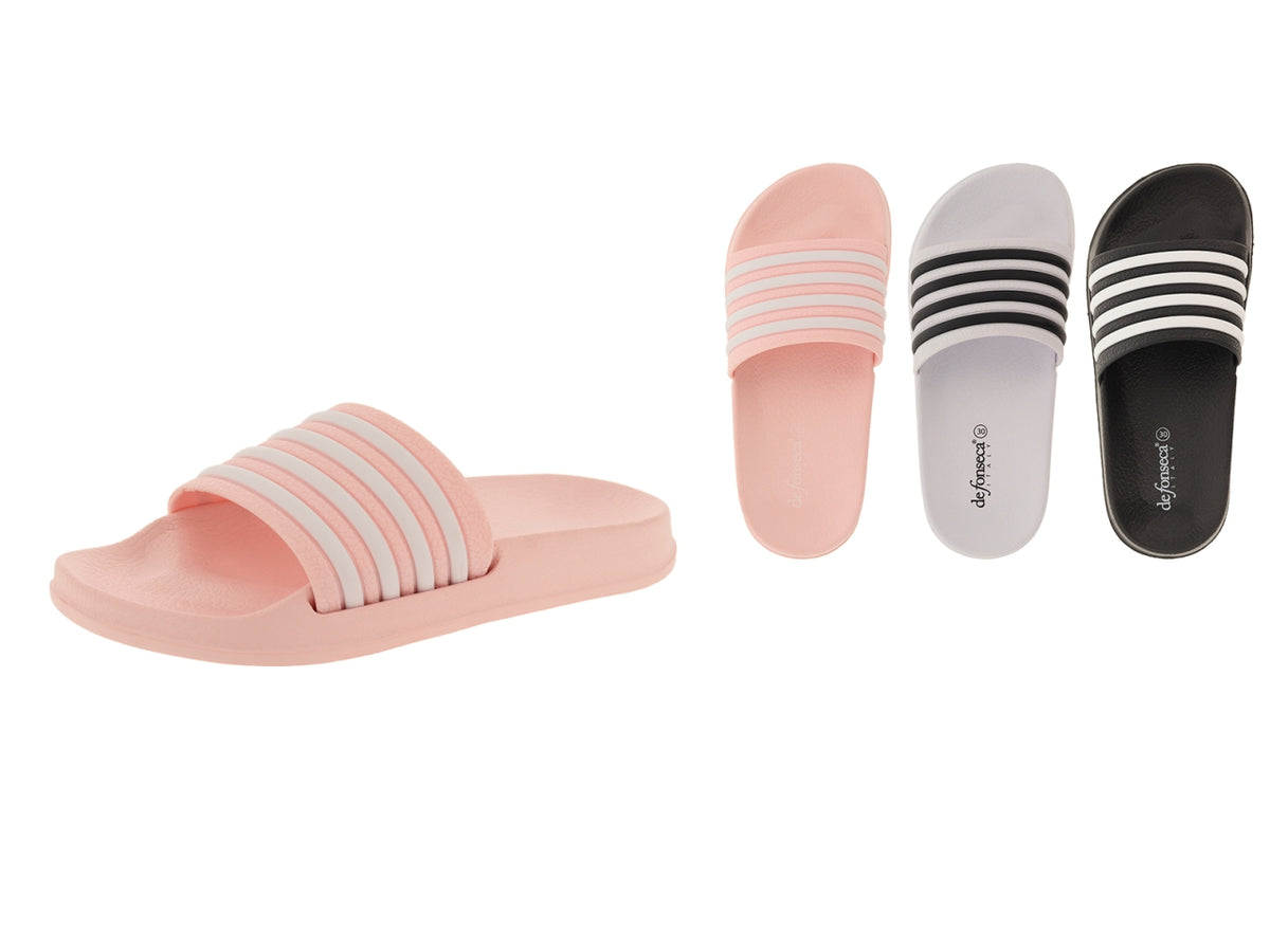 Ciabatta bimbo vasto 30/35 mono - blu/fucsia/nero - pvc - suola eva £