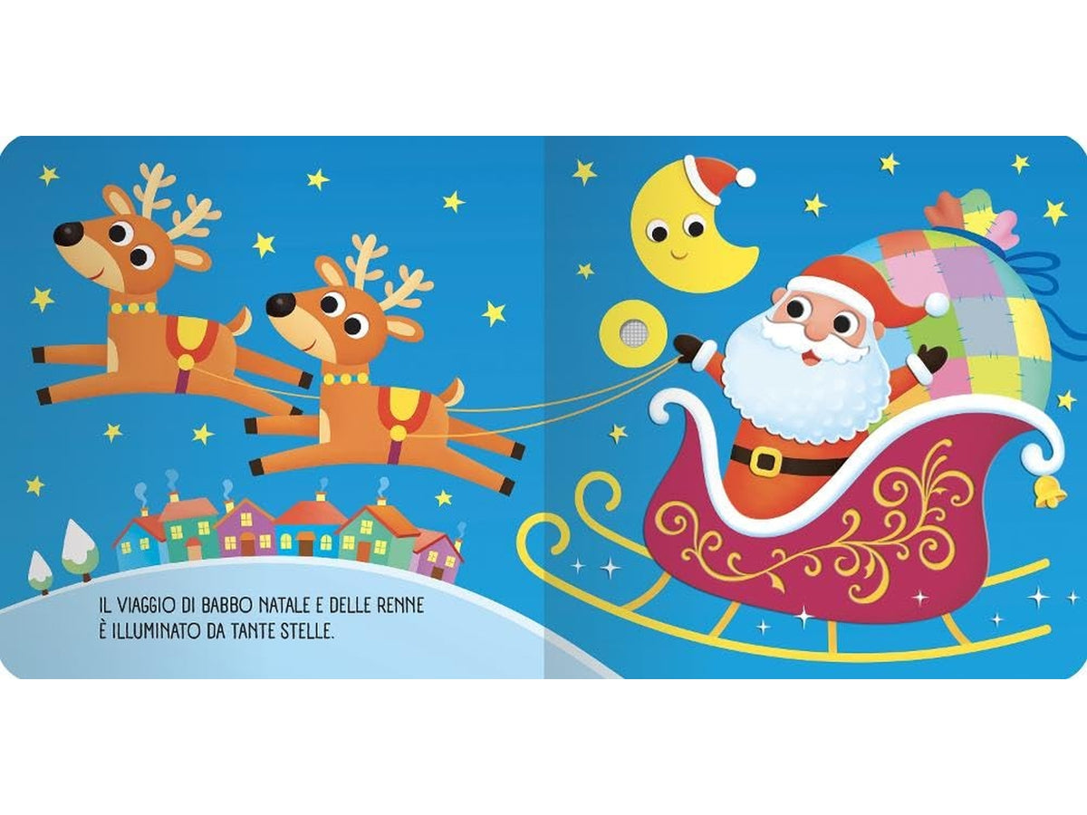 Libro di natale tattile sonoro