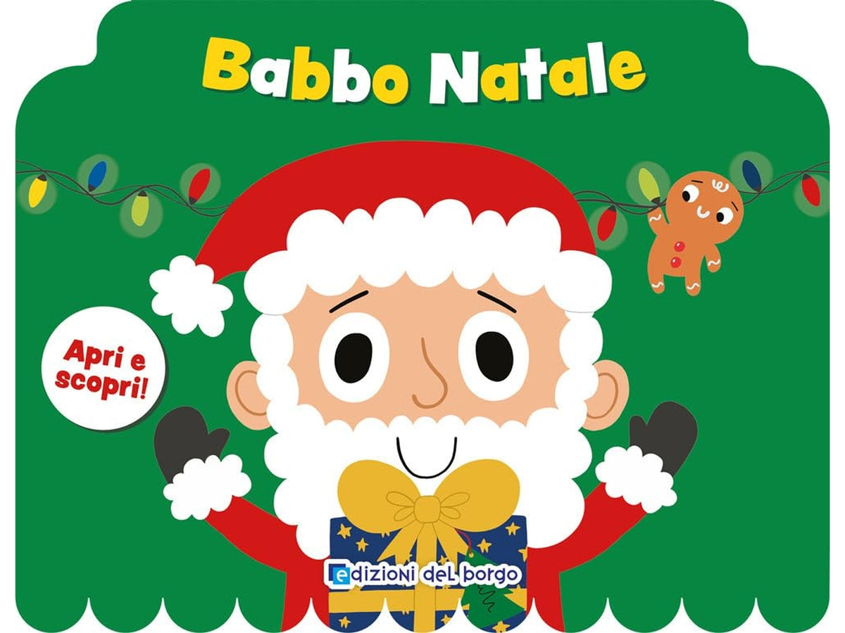 Libro babbo natale apri e scopri