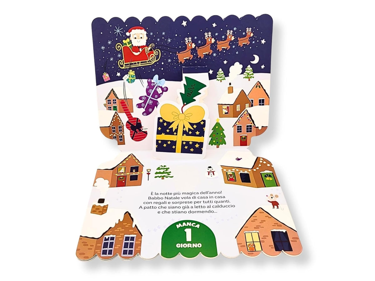 Libro babbo natale apri e scopri