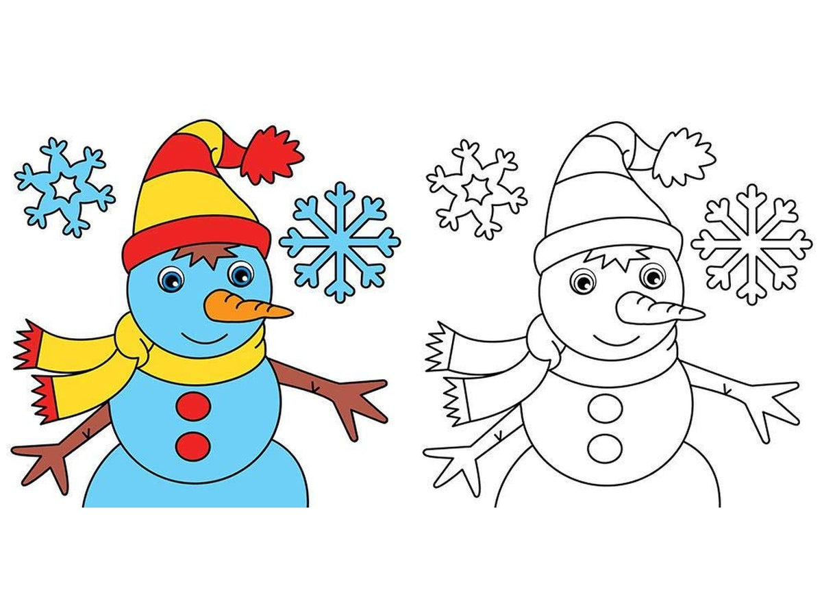 Libro colorare a natale con pennarelli magici