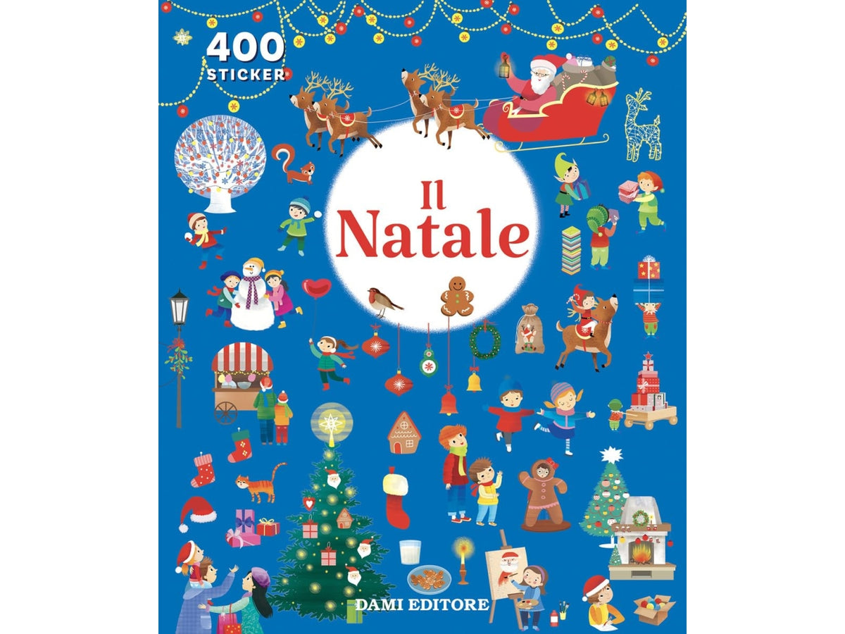 Libro il natale con 400 sticker