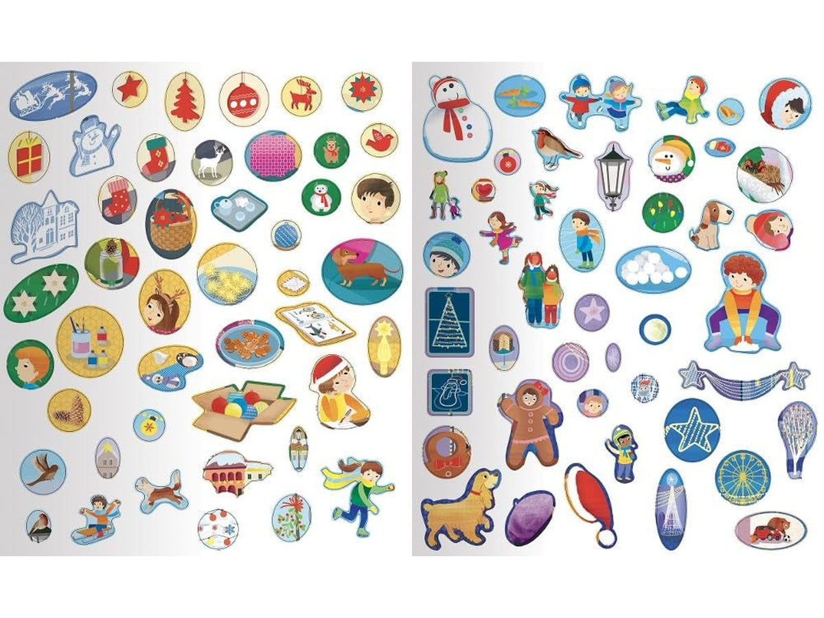 Libro il natale con 400 sticker