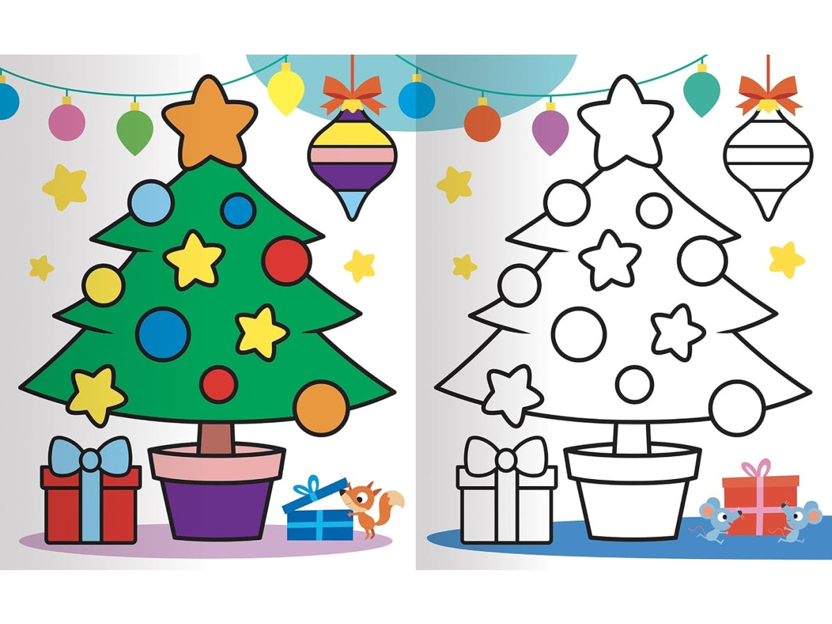 Libro colorare il natale