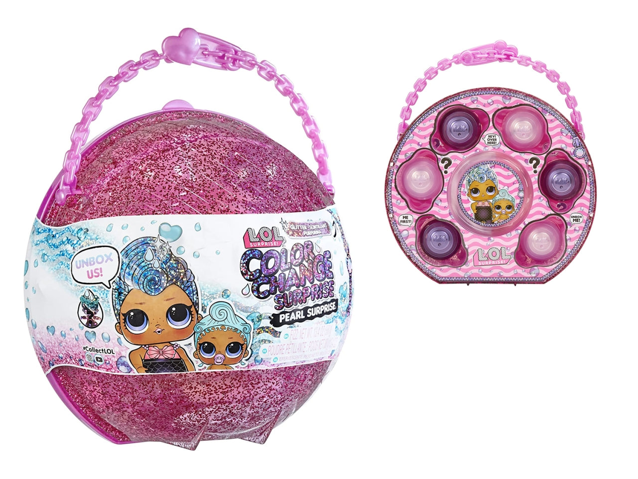 Lol surprise glitter color change pearl