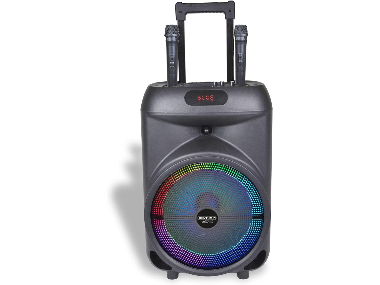 Cassa trolley wireless con 2 microfoni