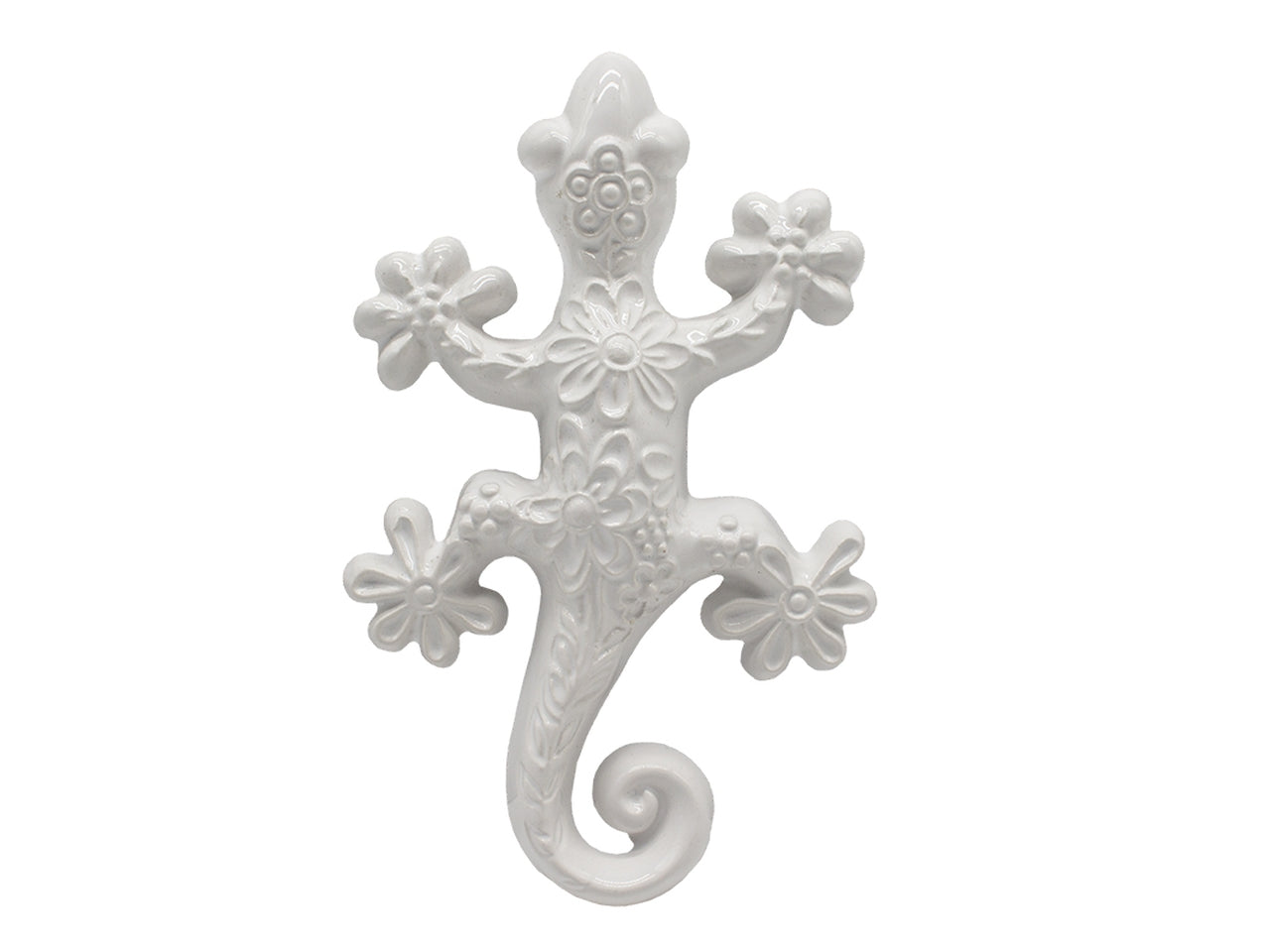 Geko lumnia 11cm bianco