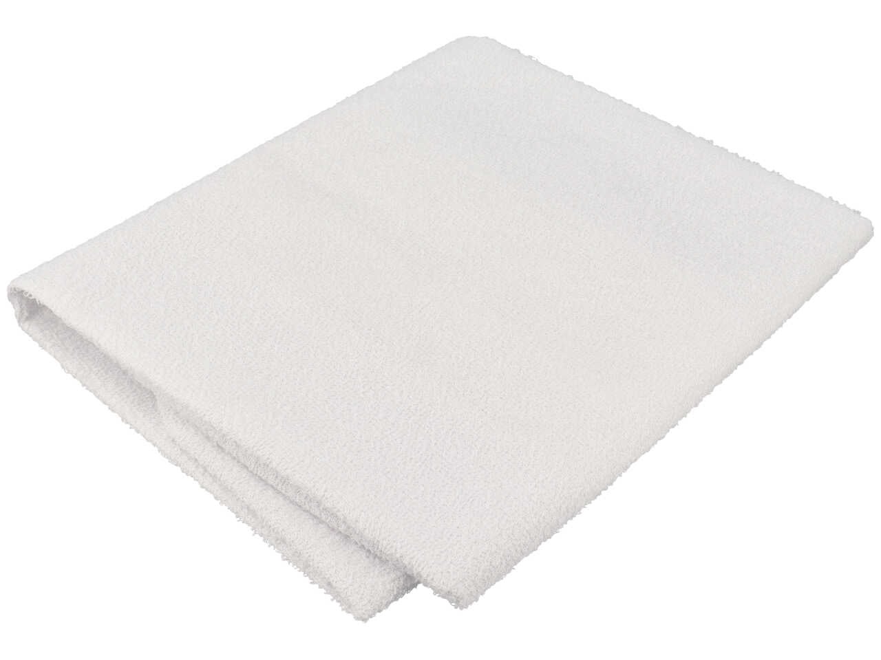 Coprimaterasso culla impermeabile con angoli in cotone bianco 45x75 cm -Dolci Sogni