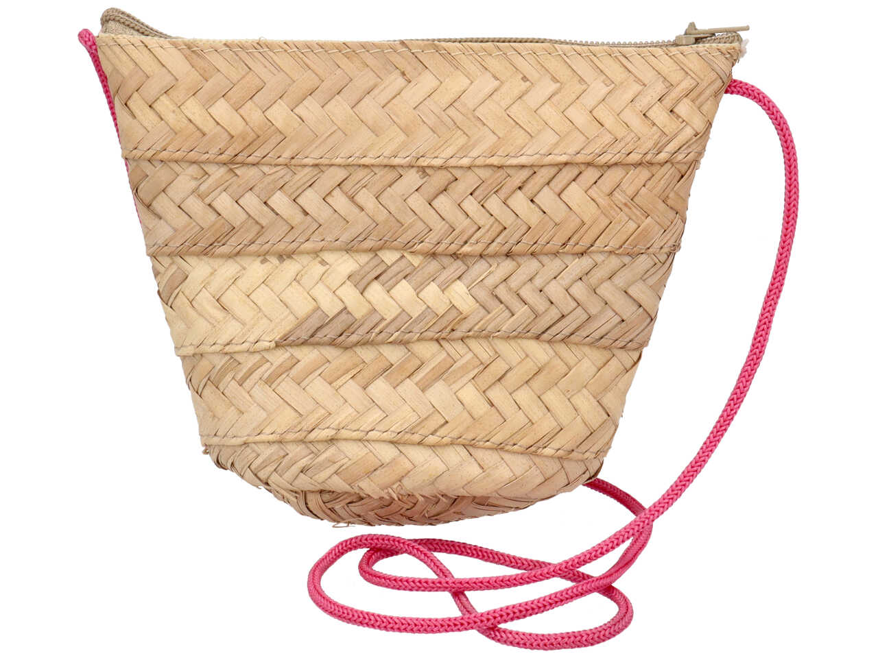 Borsa da bambina palmito pleita 19x5x14cm