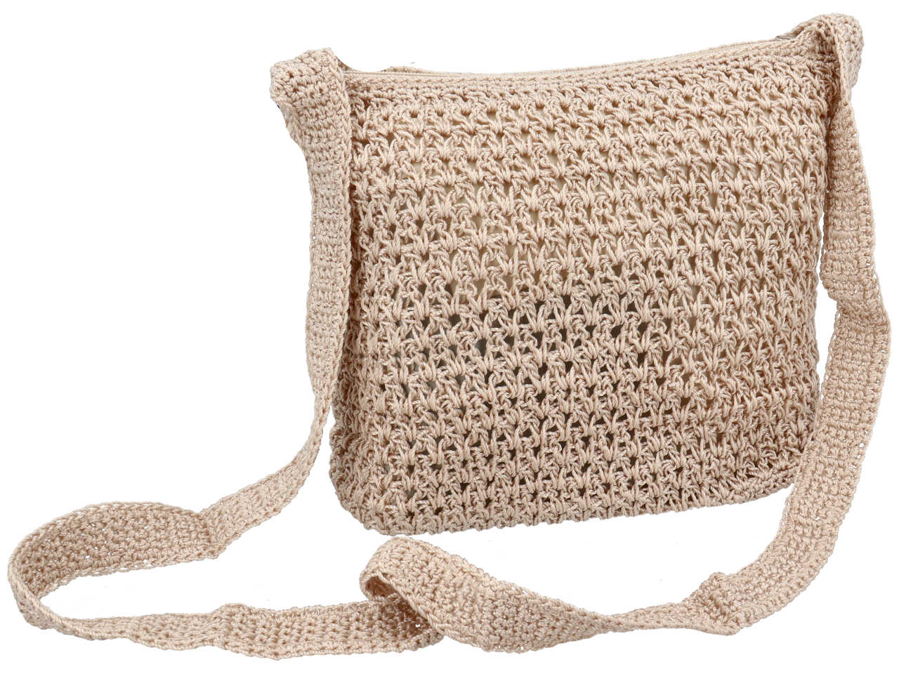 Borsa crema media colore beige