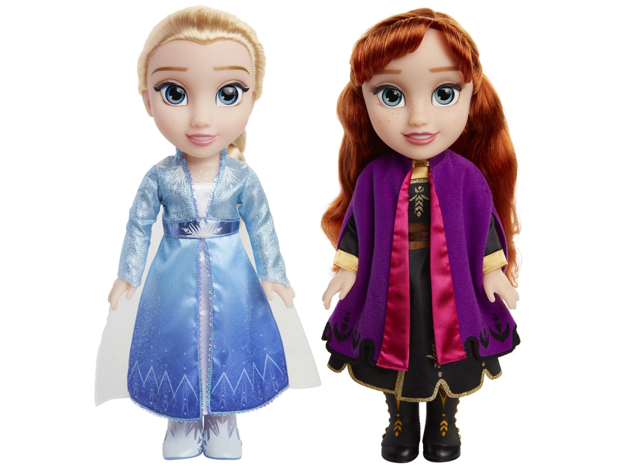 Disney princess anna and elsa 35cm singing sisters