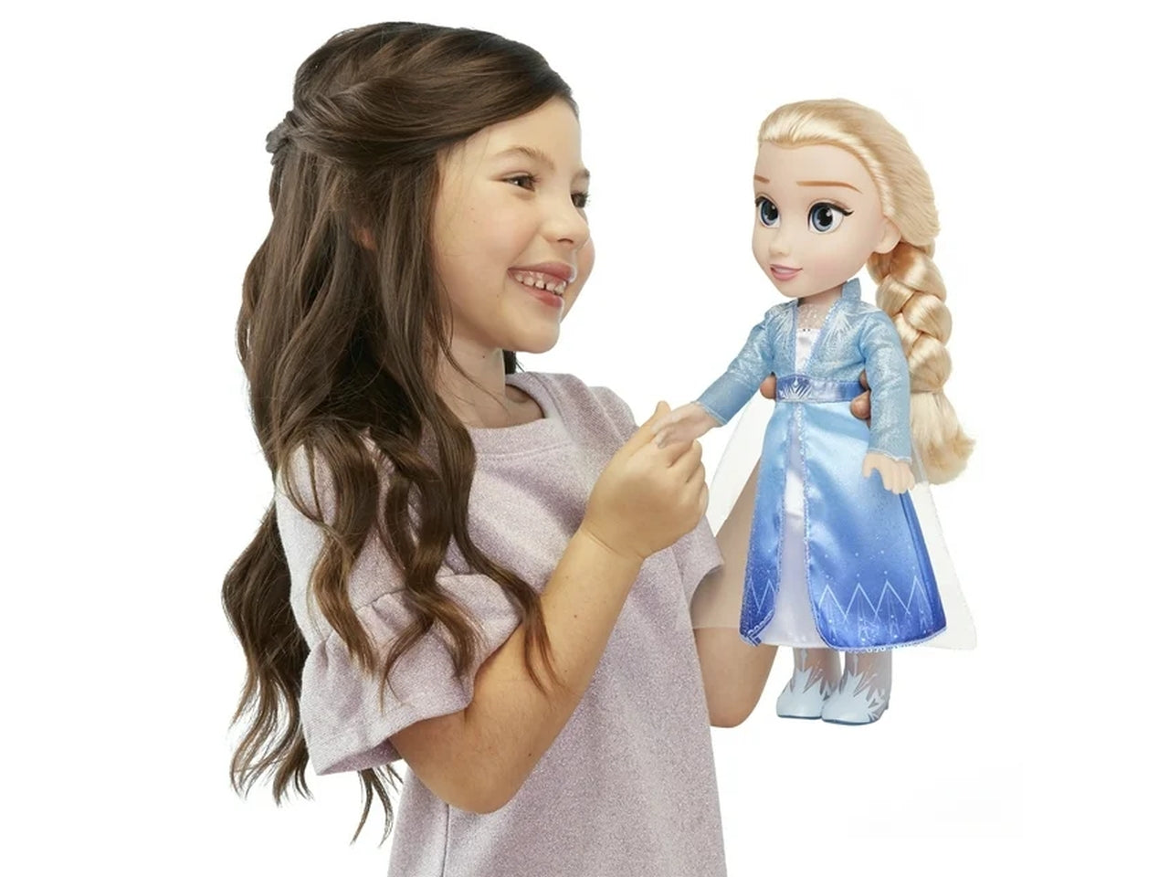 Disney princess anna and elsa 35cm singing sisters