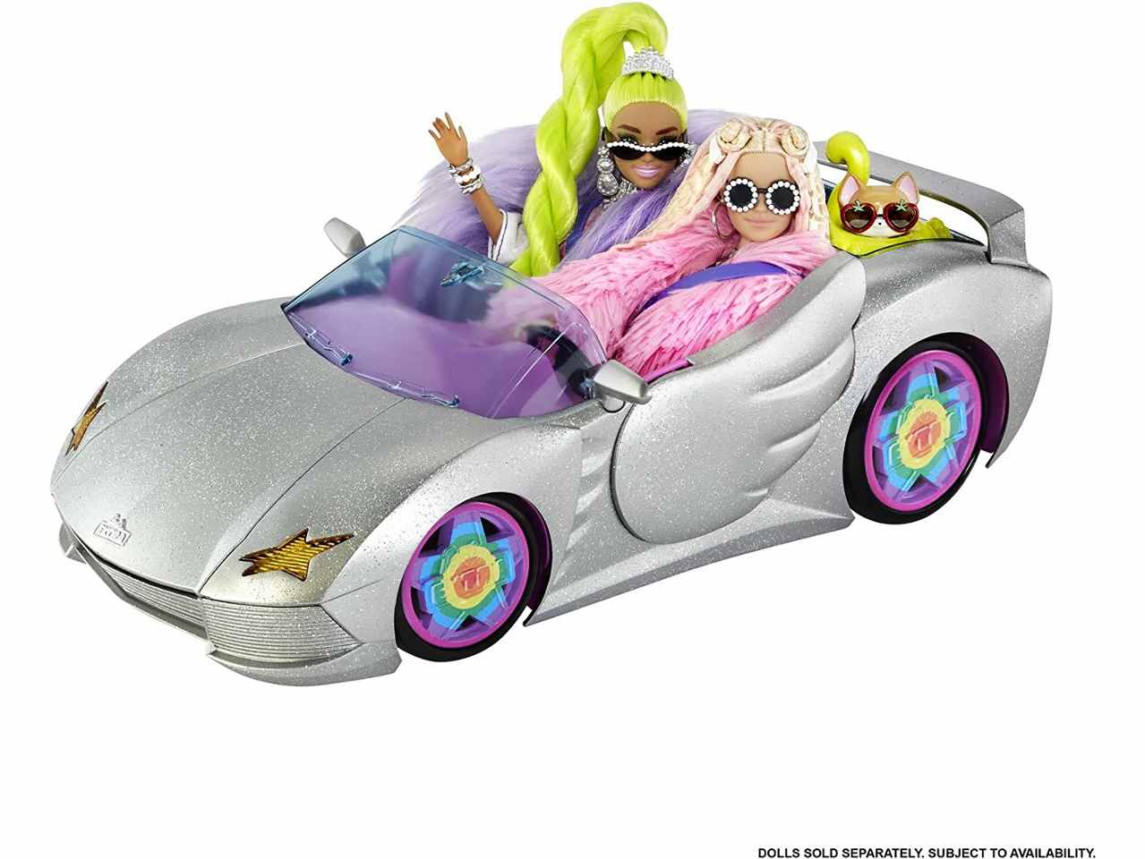 Barbie extra auto cabrio hdj47-0