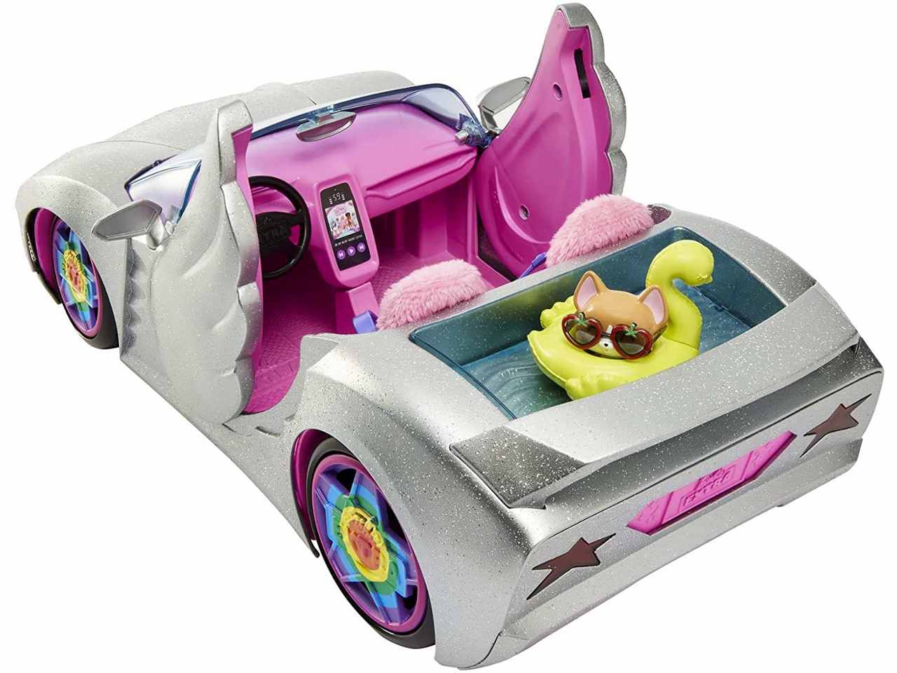 Barbie extra auto cabrio hdj47-0