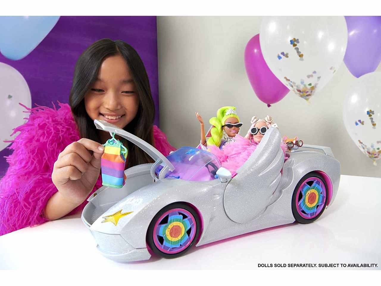 Barbie extra auto cabrio hdj47-0