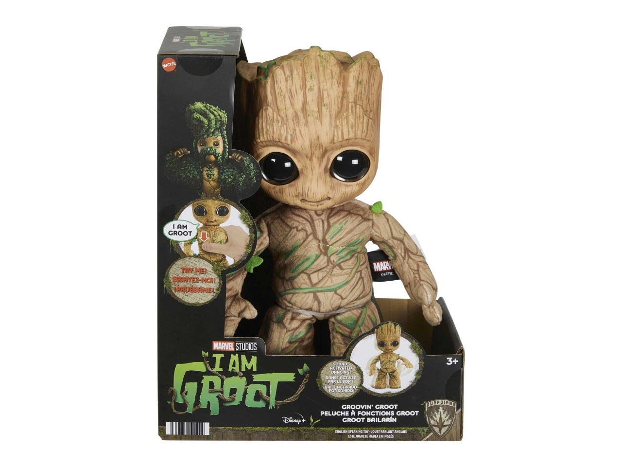 Marvel groot ballerino canta e balla