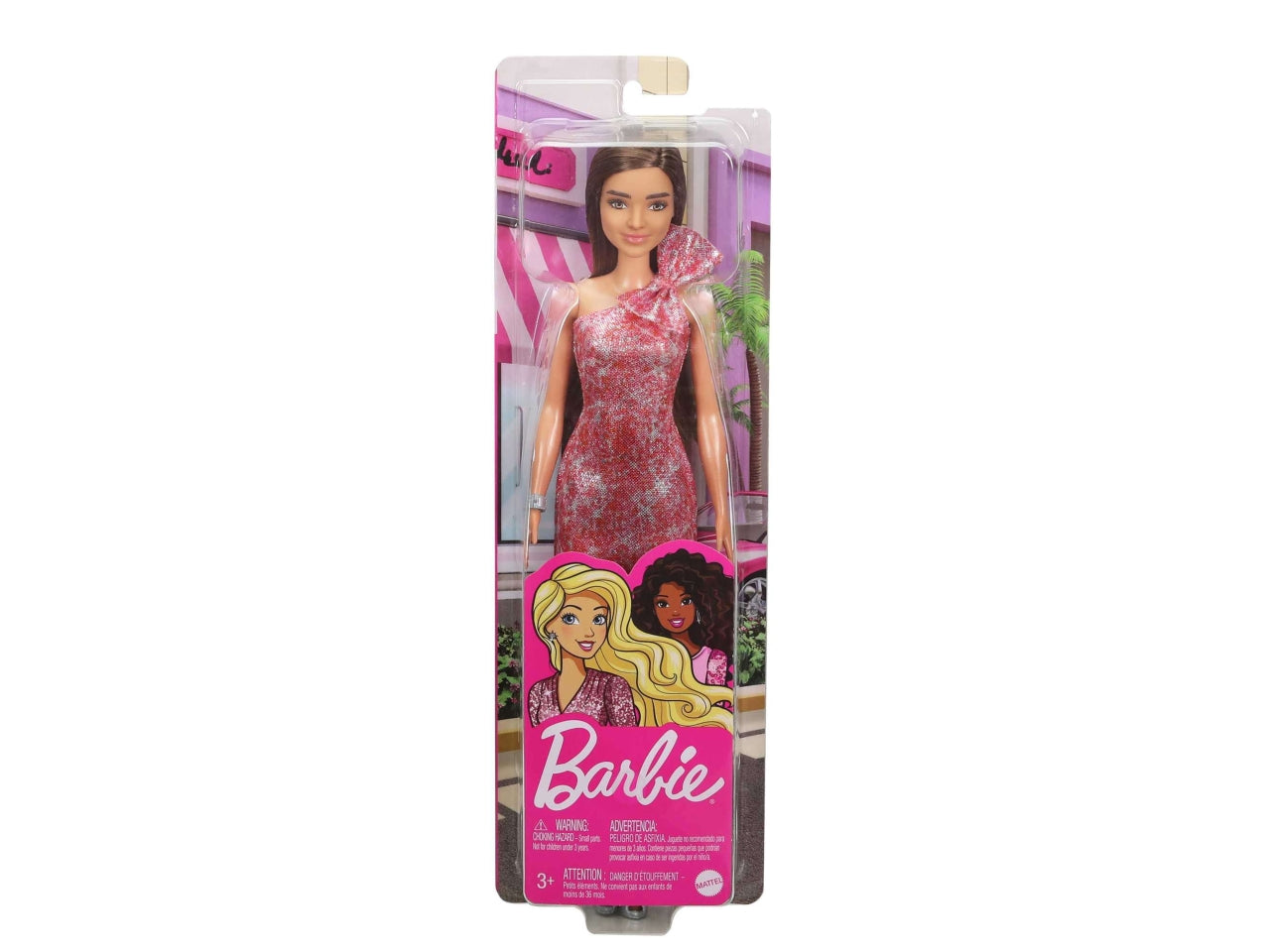 Barbie Glitz Bambole Con Abiti, Scarpe E Braccialetto Scintillanti | Mattel